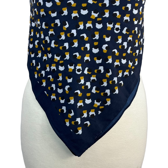 World Market Blue Animal Print Scarf - Picture 4 of 9